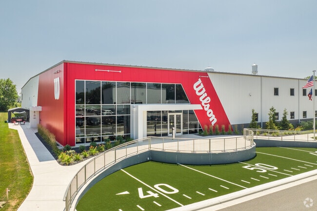 Wilson Sporting Goods in Ada produces leather footballs for the NFL.
