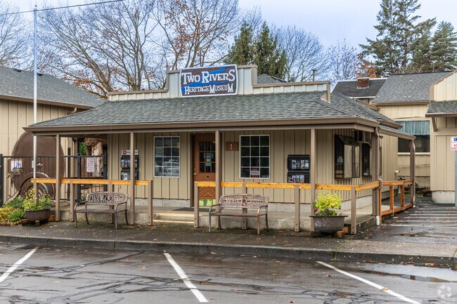 The Two Rivers Heritage Museum downtown Wasougal preserves the region’s history.