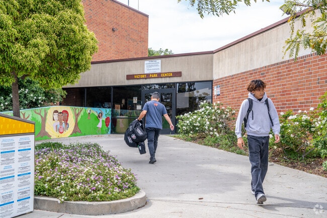 Victory Park has a community center where all kinds of events take place.