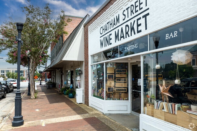 Downtown Cary has a nice mix of local shops and restaurants.