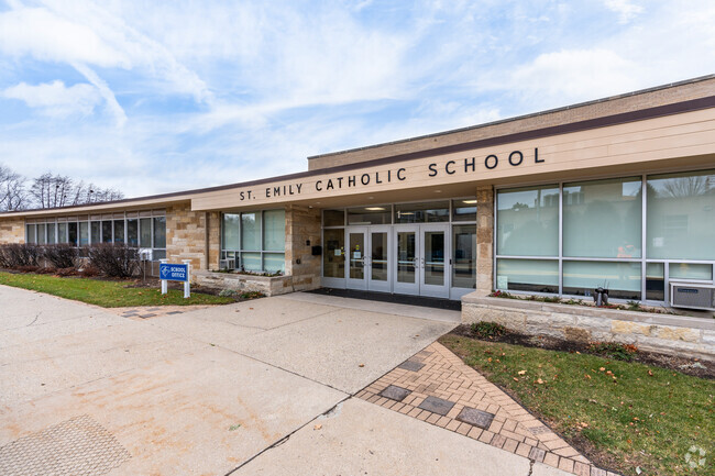St. Emily Elementary School is highly rated with an A+ rating on Niche.