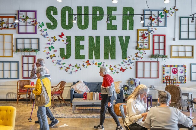 Souper Jenny is becoming one of the locals favorite spots for lunch in Clairmont Heights.