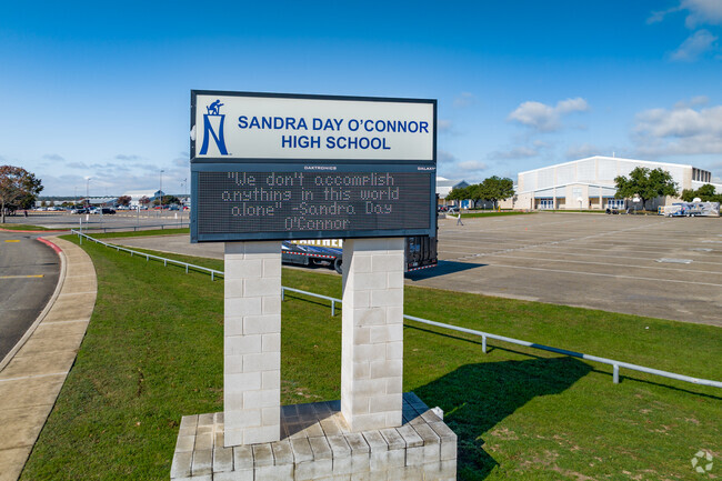 The high school is named for Sandra Day O'Connor, and upholds her legacy of excellence.