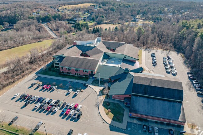 Sky View Middle School provides a well-rounded education and promotes academic excellence.