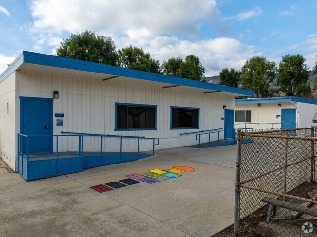 Cullen Elementary School students can enjoy a campus surrounded by beautiful mountains.