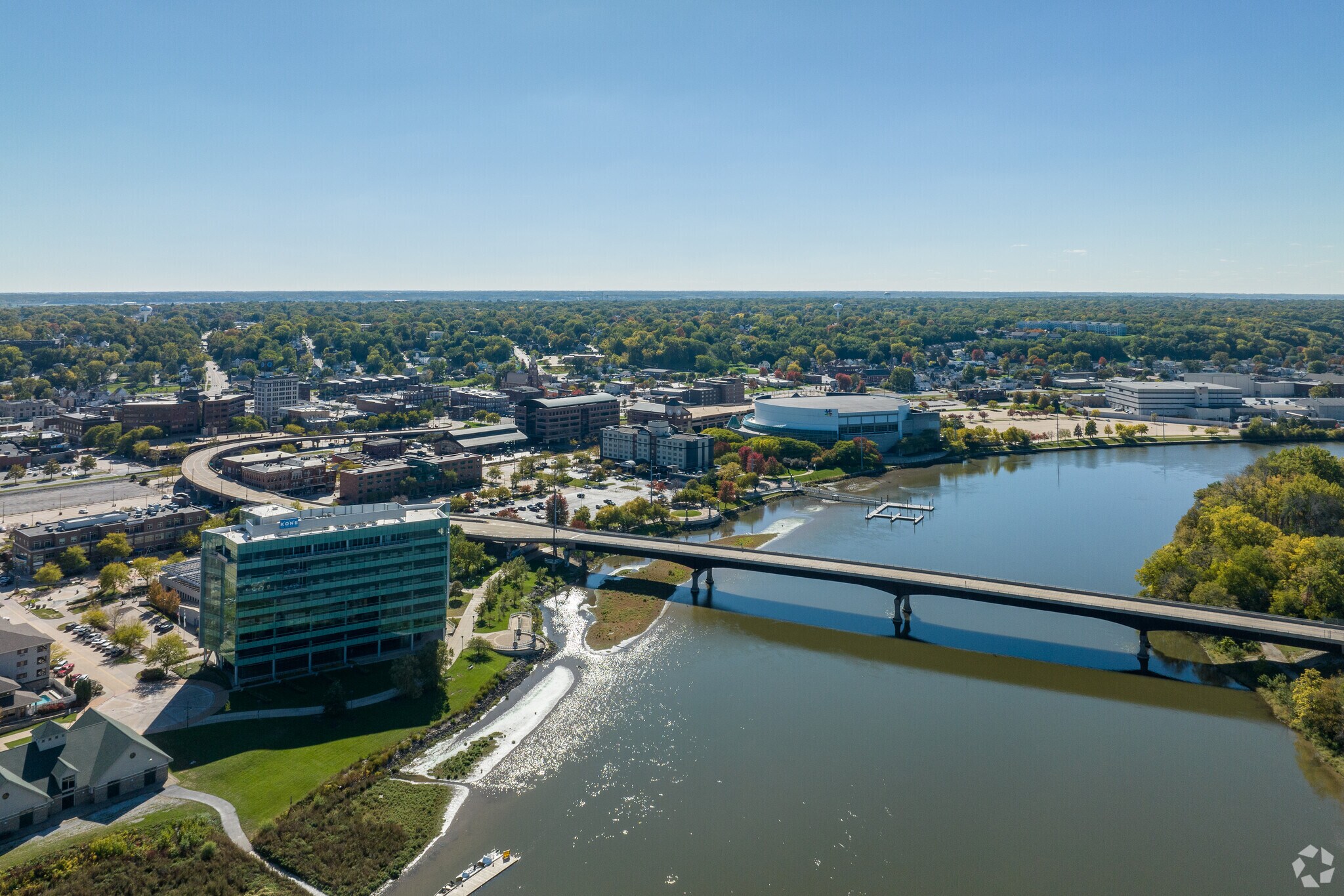 Downtown Moline and the Mississippi River are right in your backyard in Wheelock-Veile.