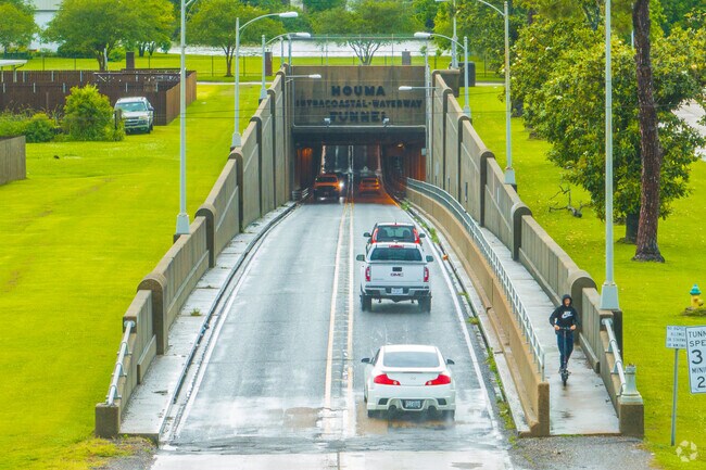 The Houma Inter-coastal Tunnel is regularly traveled by a handful of Acadian residents when wanting to access other areas of the city.
