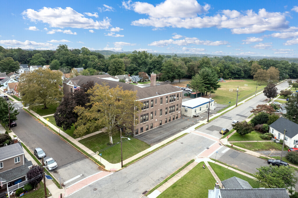 Aerial view of Lalor Elementary School home of the Lions.