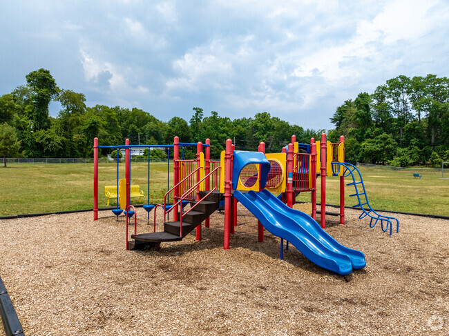 The playground at Asher Holmes Elementary School is fun for all ages.