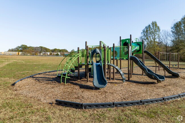 Joanna Park has a playground and large green space for all the families and residents of Joanna.