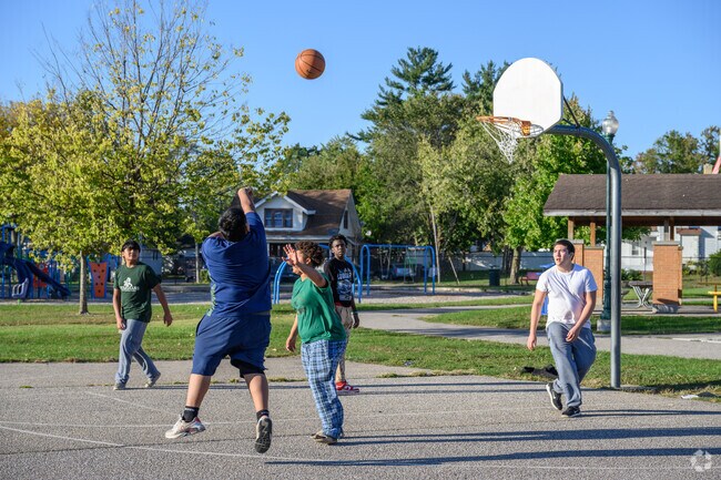 Kids and adults can be found shooting hoops on the court at Roosevelt Park, in southern Elkhart.