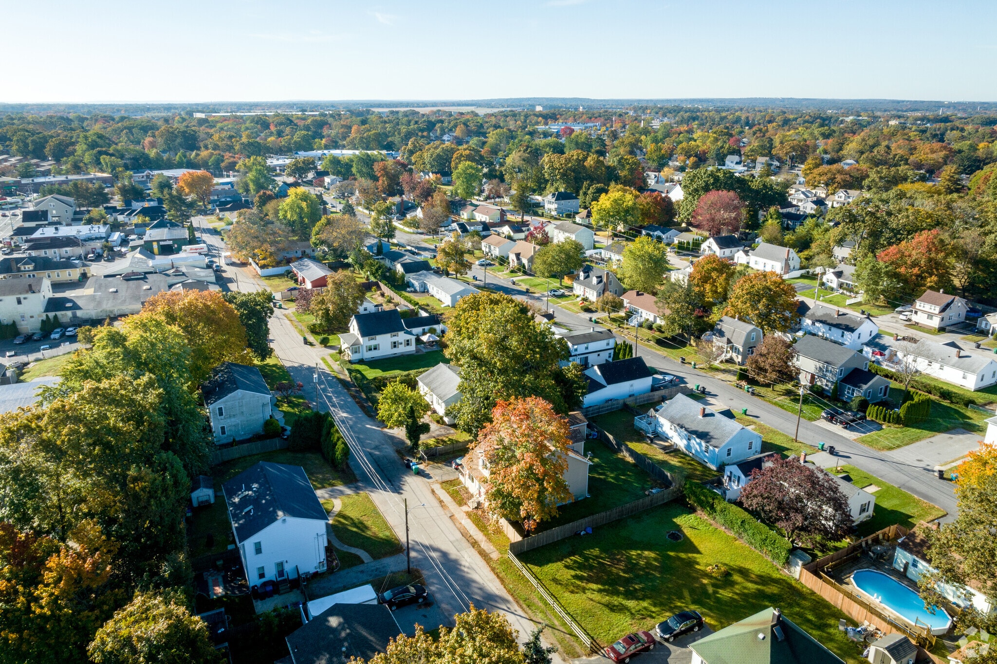 Norwood is located just north of Rhode Island's T.F. Green Airport.