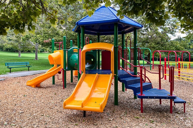 Kids can enjoy the playground at the Bicentennial Park, located in the Provost neighborhood.