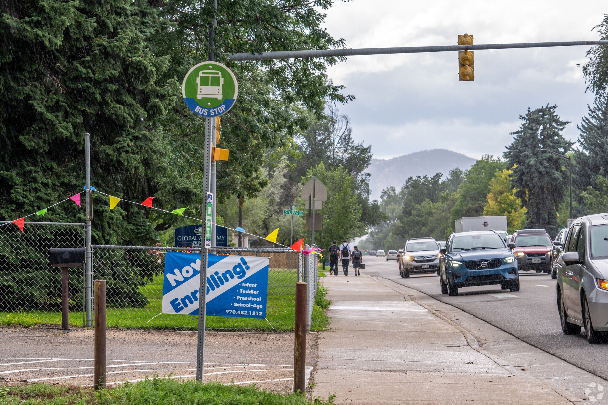 Transfort public transit can be found on Prospect street.