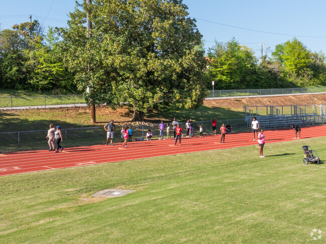 Fort McClellan in Saks, Alabama, offers an abundance of beautiful open green spaces, making it an ideal location for outdoor activities and relaxation.