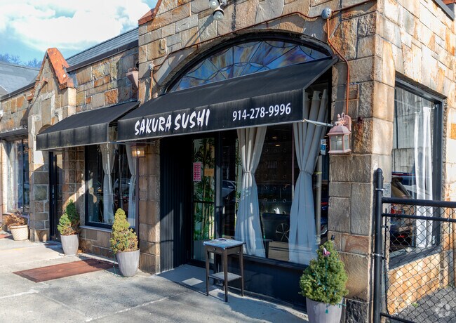 Sakura Sushi in Pelham serves Japanese cuisine in a modern setting.