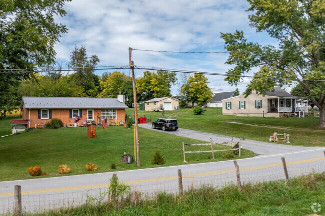 A charming row of cape cod style homes located on Bottom Road in Pinesburg.