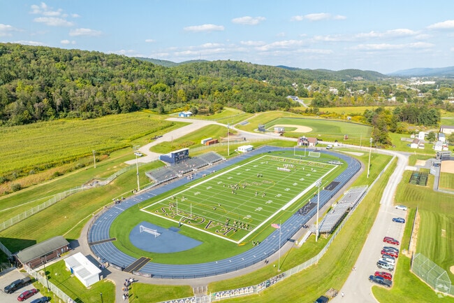 Join under Friday night lights at Bald Eagle Area Junior/Senior High School for local football.