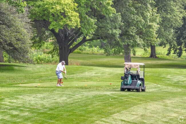 Shorewod Country Club is a public course with a pool onsite near Forest Hills View.