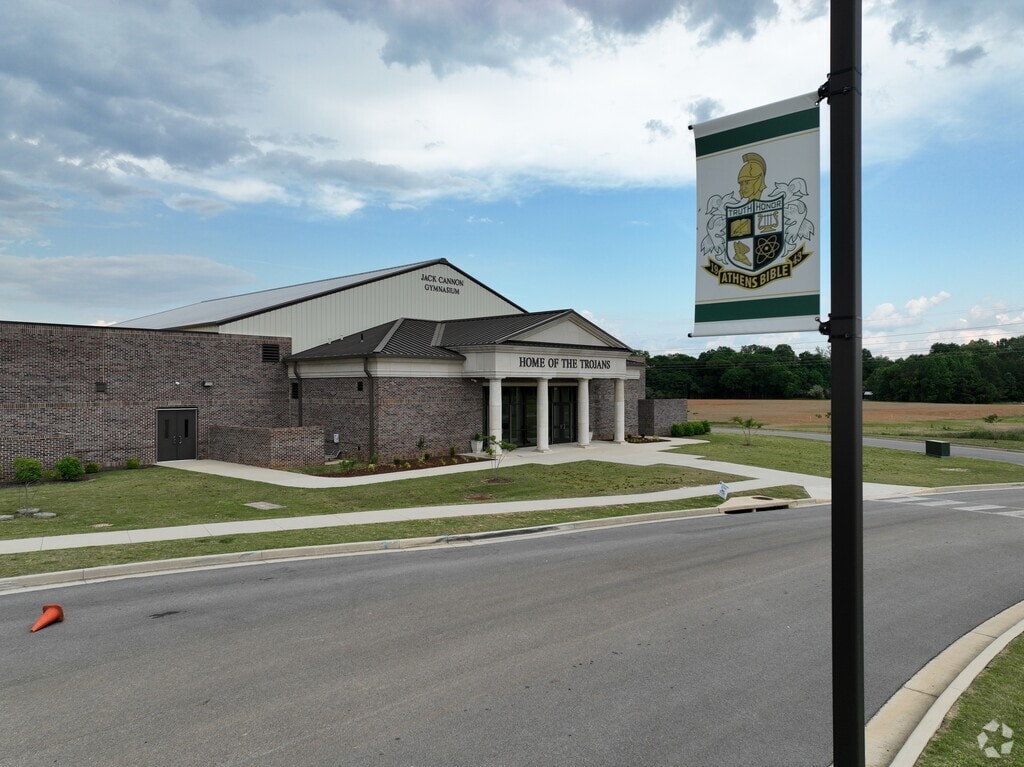 Athens Bible School provides students with a separate gym entrance.