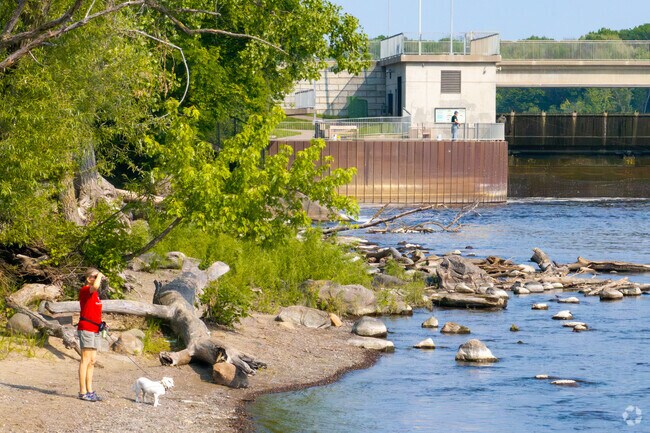 Mississippi Gateway Regional Park is a great place for fishing and hiking.