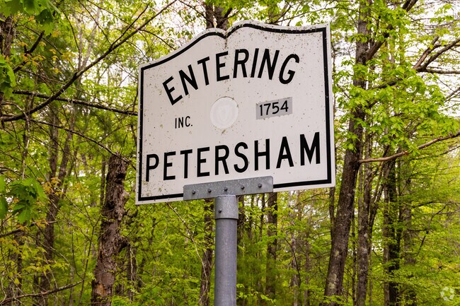 Welcome to Petersham, MA.