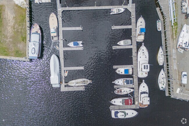 Shaw's boat yard in Dighton offers a full-service marina to the boating community on the Taunton River.