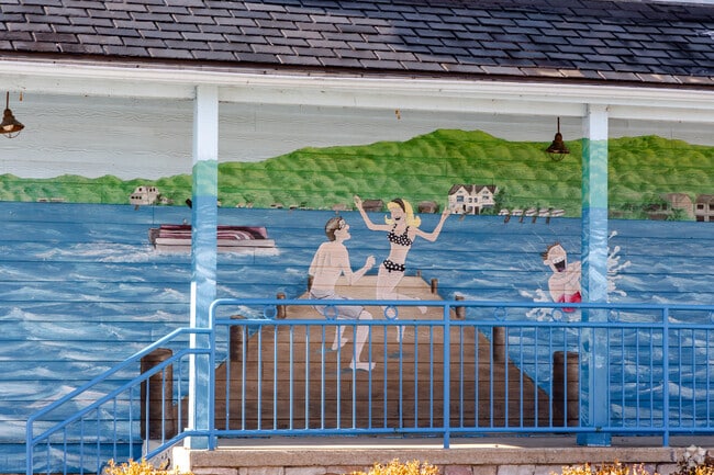 During summer months, Twin Lakes is a popular recreation destination.