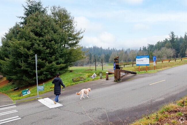 Shoreview Park in Shoreline is a popular spot for dog owners and features athletic fields.