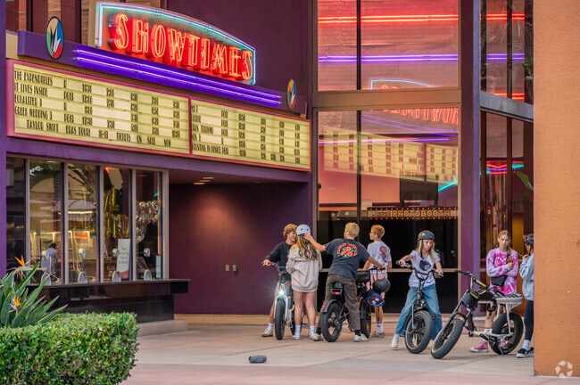 Moviegoers in Tustin Ranch often browse through the options at The Market Place theater.