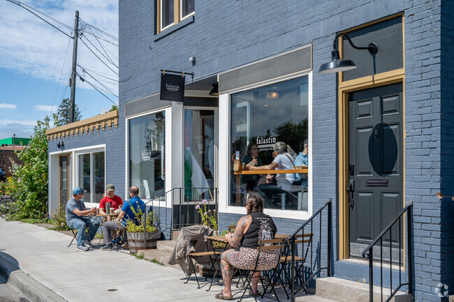 Falastin is a Congdon Park favorite Palestinian restaurant just outside the neighborhood.