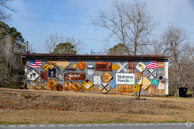 There is an amazing collection of old signs just outside of Americus, GA.