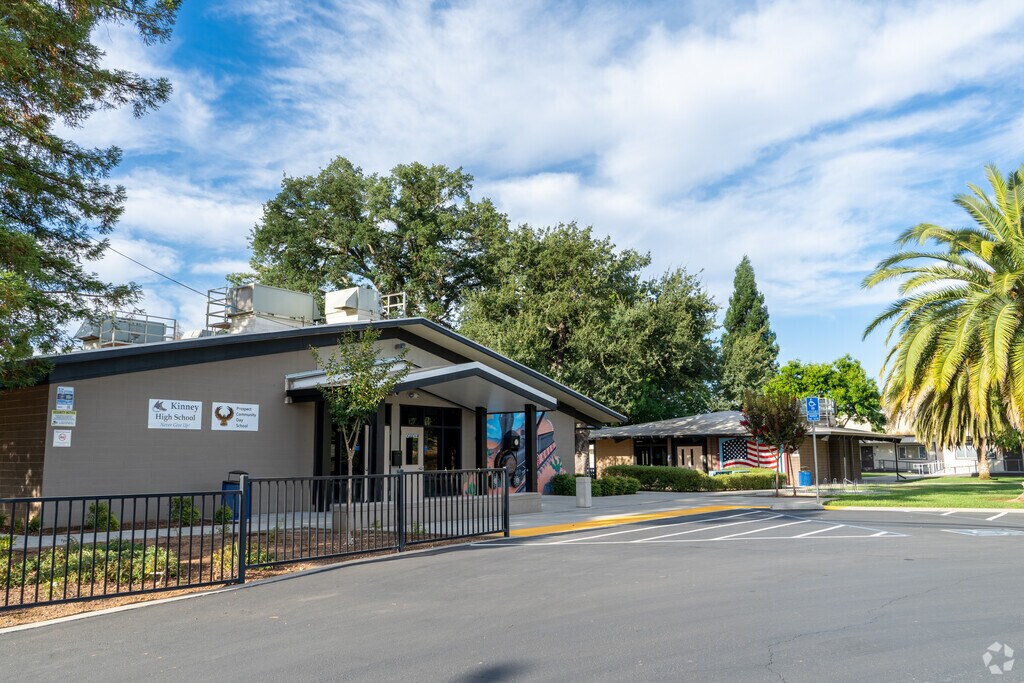 Kinney High (Continuation) School is located in the Rancho Cordova neighborhood.