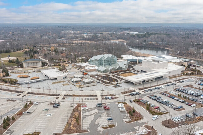 Frederik Meijer Gardens and Sculpture Park blends Grand Rapids Township nature and artwork.