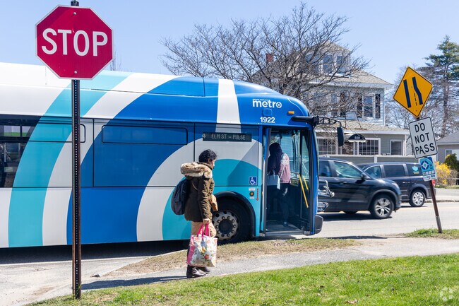 Rosemont has several bus stops to get around town.