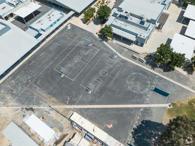 Reosedell Elementary School in Saugus, CA has a huge playground for its students.