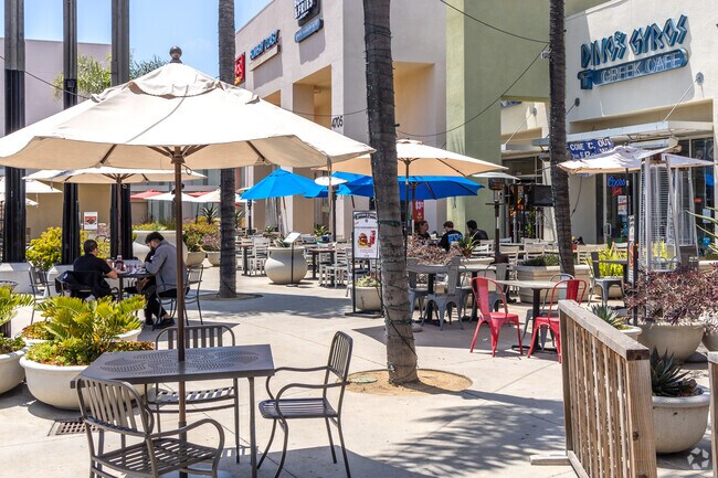 Enjoy a restaurant visit at the Clairemont Town Square near Bay Ho.