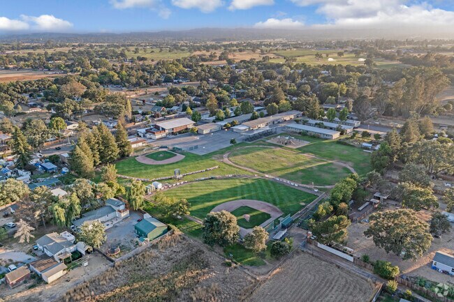 Wright Charter in Wright Area, of Santa Rosa, CA is surrounded by trees and greenery.