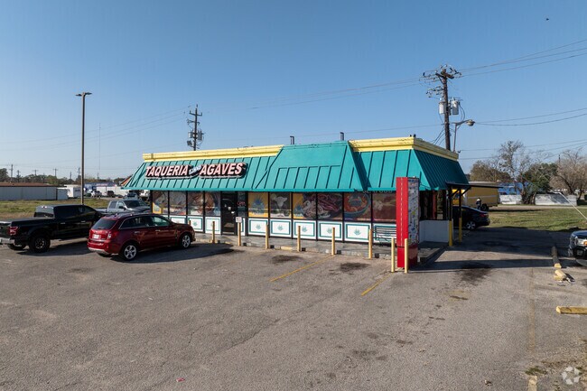 The city of Pasadena features many authentic mexican restaurants such as Taqueria Agaves.