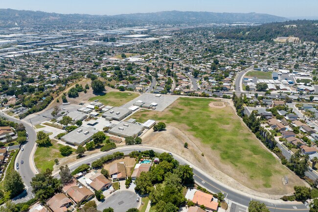View of Giano Intermediate School in the city of West Covina, Ca.