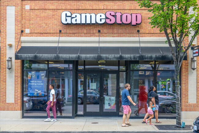Peninsula Town Center is full of retail chains like this GameStop on McMenaman St.