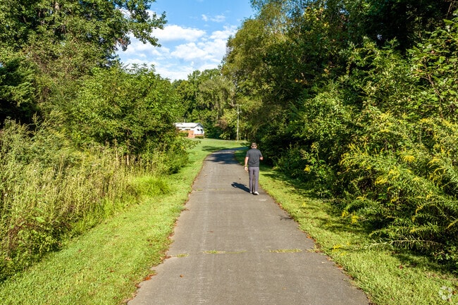 Enjoy a brisk walk on the Waughtown Connector just south of Reynold Forest/Salem Lake.