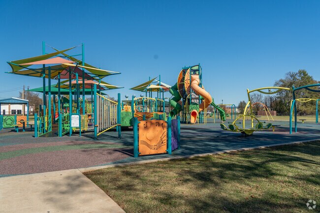 Many residents at Ferguson enjoy taking their children to the local park.