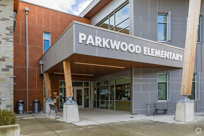 Parkwood Elementary serves the younger students in Shoreline, WA.