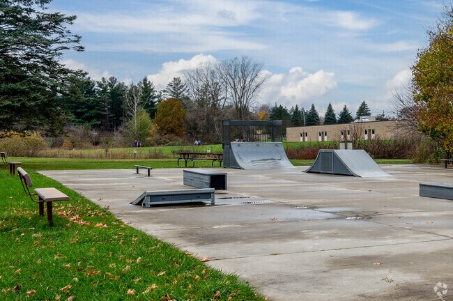 The Mayville Skate Park provides recreation for area youth near Rich Township.