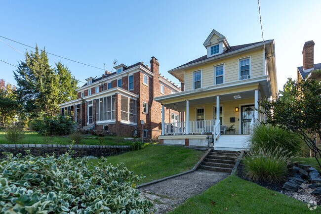 Beautiful rows of homes line the streets of the Fairlawn neighborhood.
