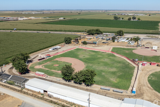 The baseball field at Gustine High School in Gustine.