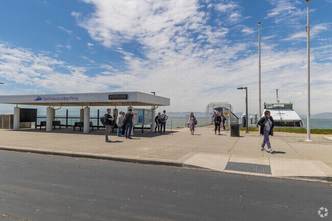Castlemont residents can take the Harbor Bay Ferry to get to San Francisco.