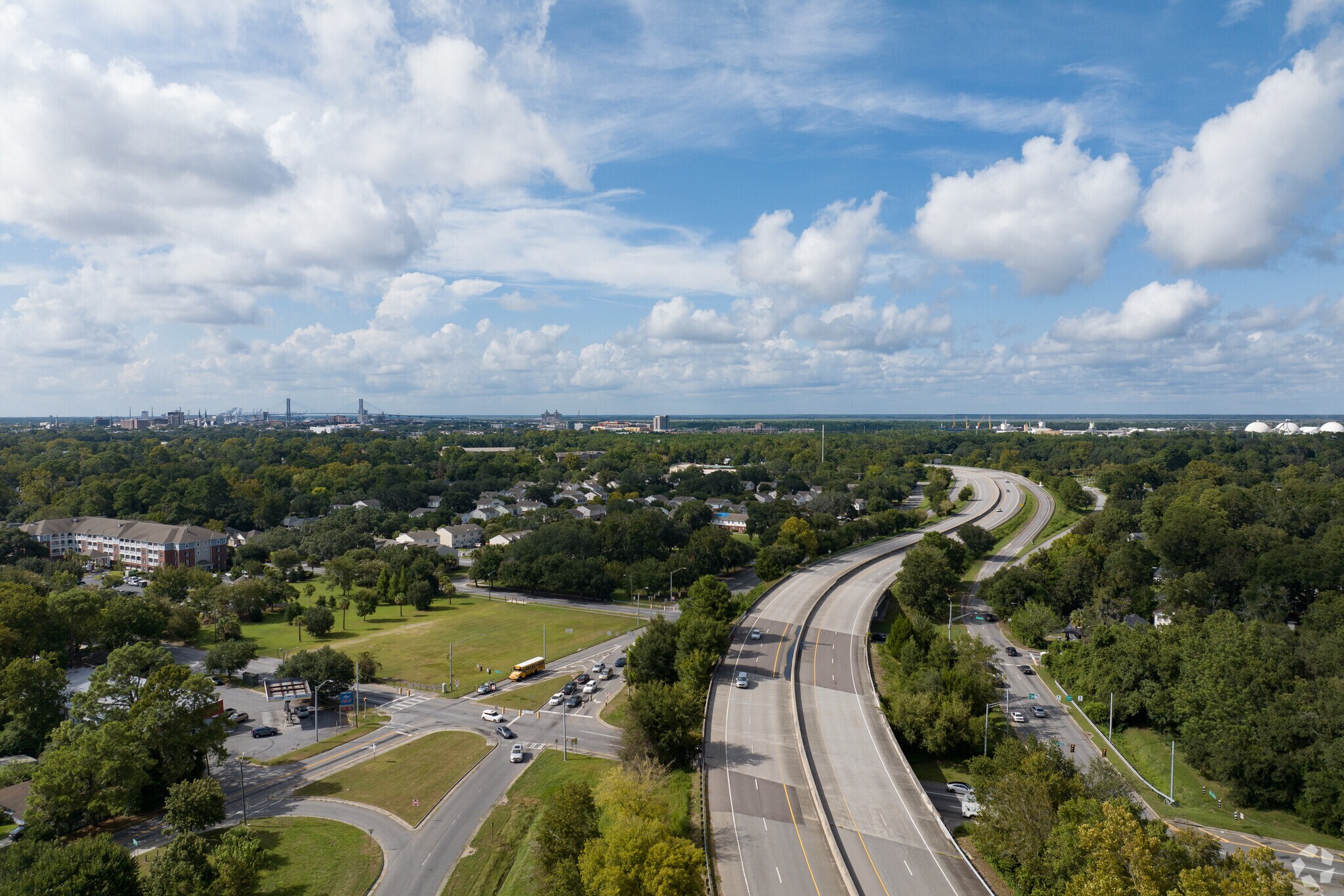 Residents of Eastside enjoy easy access to the rest of Savannah with the nearby Truman Parkway.