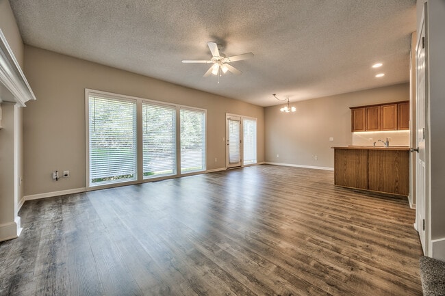 Open living & dining room